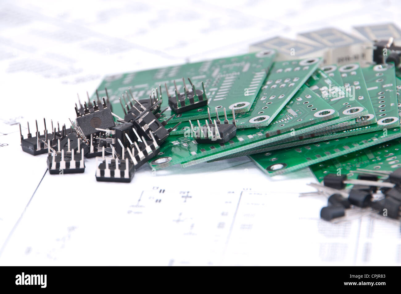 Integrated circuit layout hi-res stock photography and images - Alamy