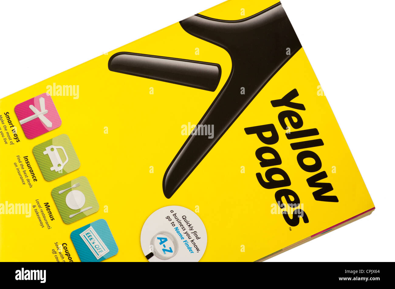 Yellow Pages Phone Book Stock Photo - Alamy