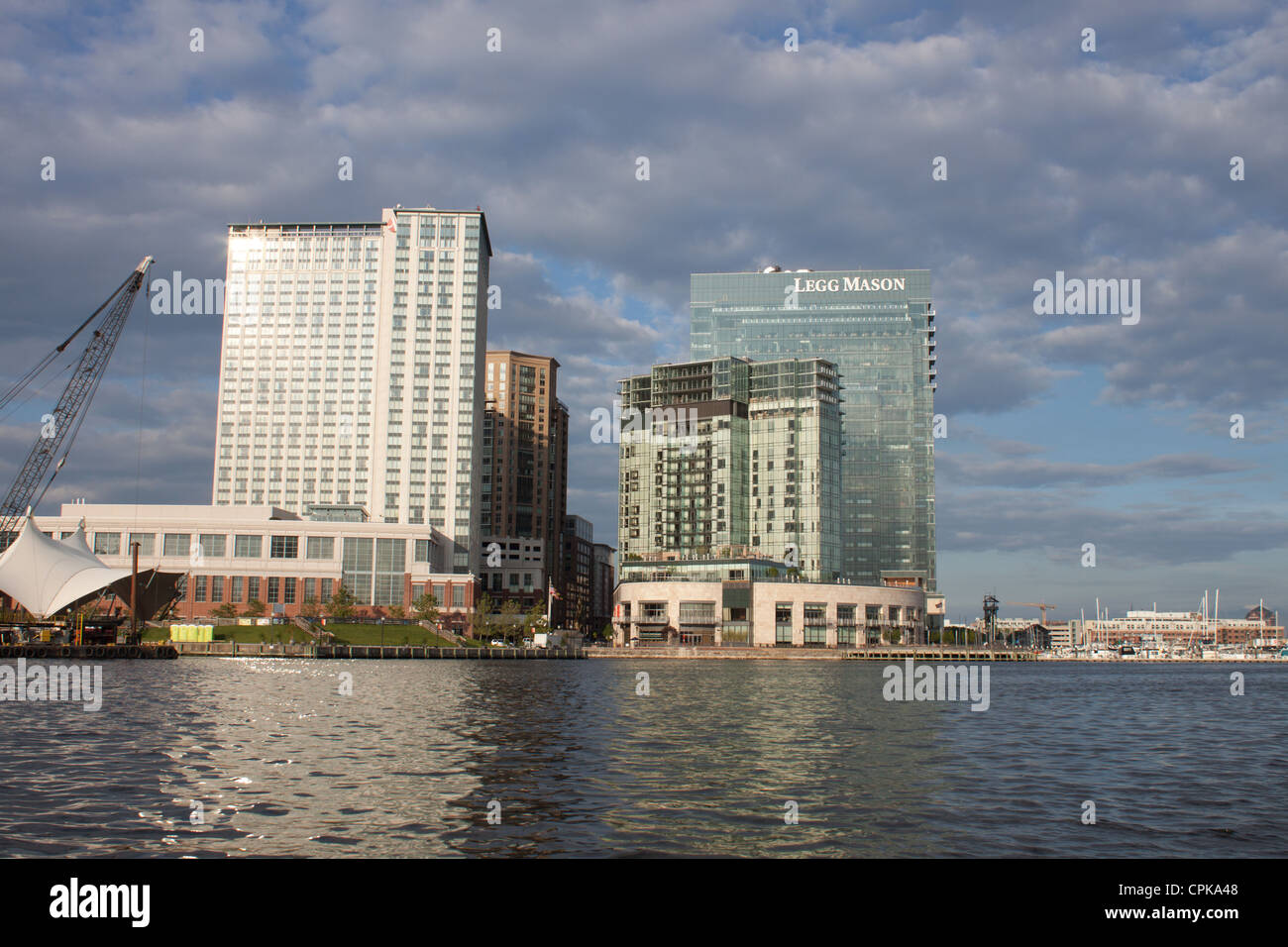 Baltimore Inner Harbor Stock Photo Alamy