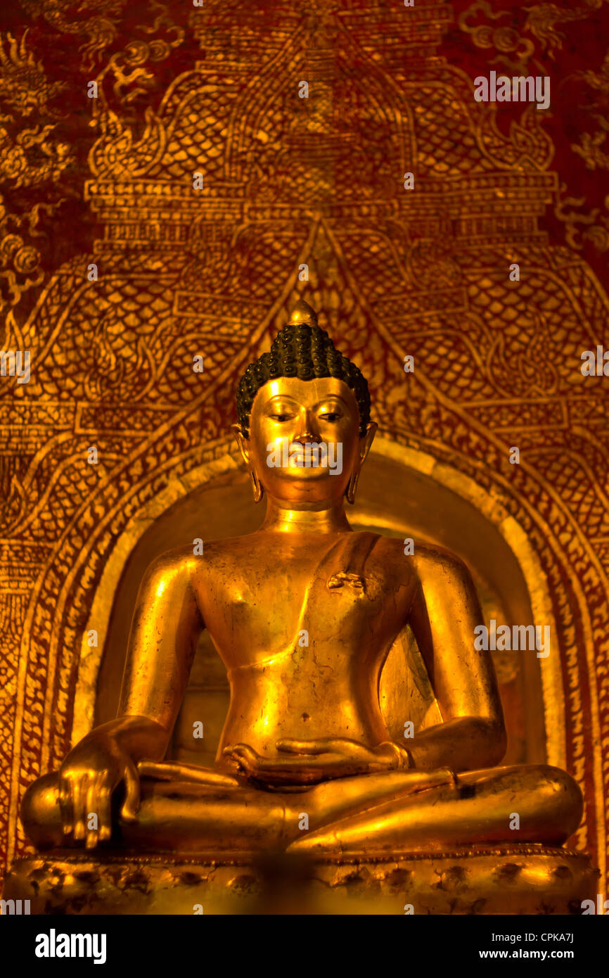 Buddhasihink in Wat Phra Singh, Chiangmai Stock Photo