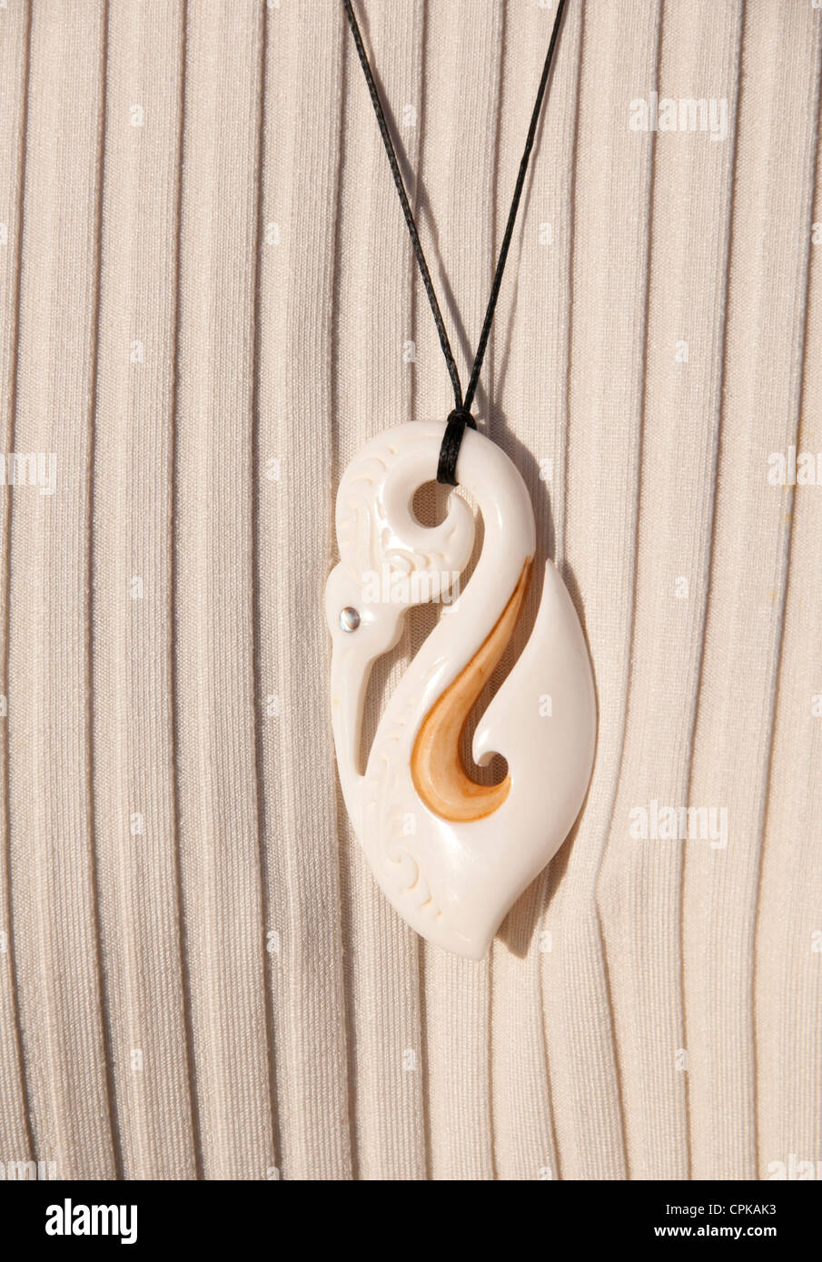 Old Maori Koru Pendant Hand Carved Buffalo Bone New Zealand | eBay