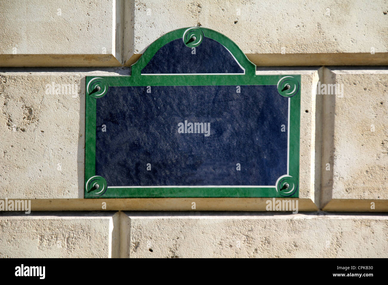 Empty street sign Stock Photo Alamy