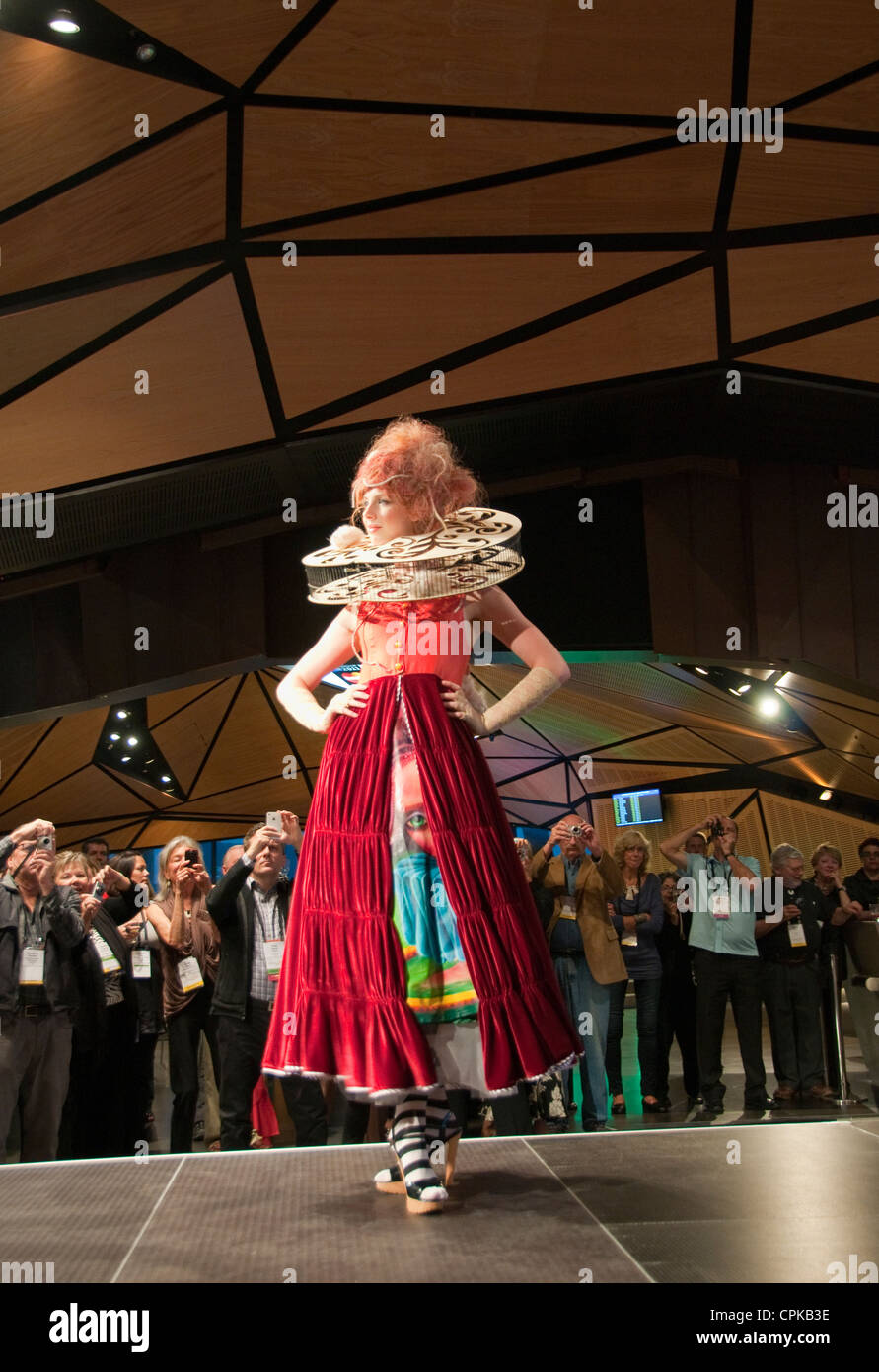 New Zealand, North Island, Wellington, fashion show for WOW World of Wearable Art. Stock Photo