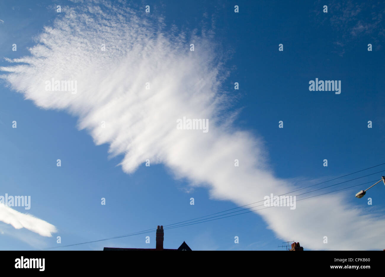 Cloud formation Worcester Worcestershire England UK Stock Photo