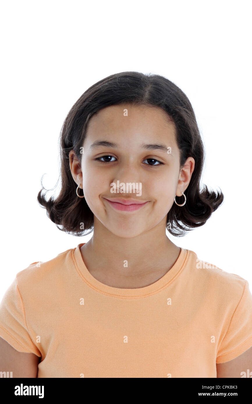 Picture of a child set on white background Stock Photo - Alamy