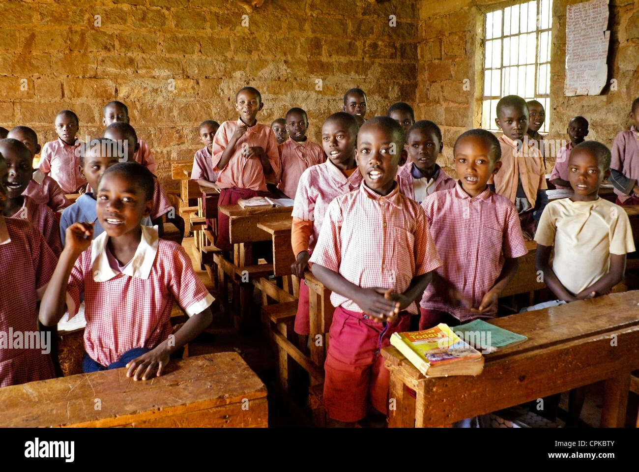 Kenya school classroom students hires stock photography and images Alamy