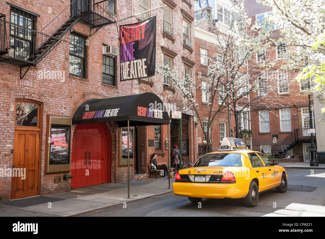 The Cherry Lane Theatre (CLT), Greenwich Village, NYC Stock Photo Alamy