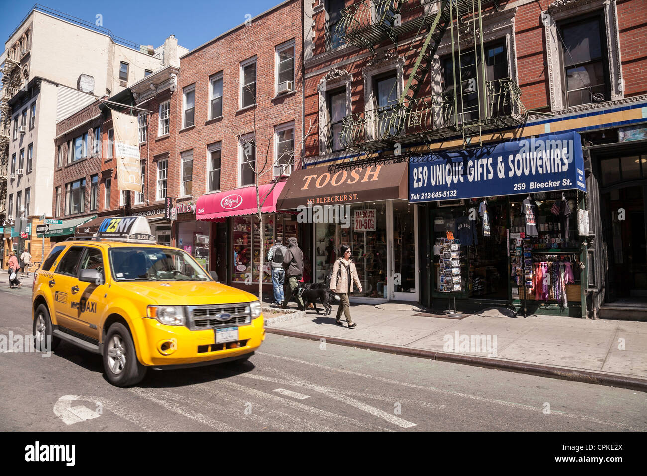 Bleecker Street, Greenwich Village, NYC Stock Photo Alamy