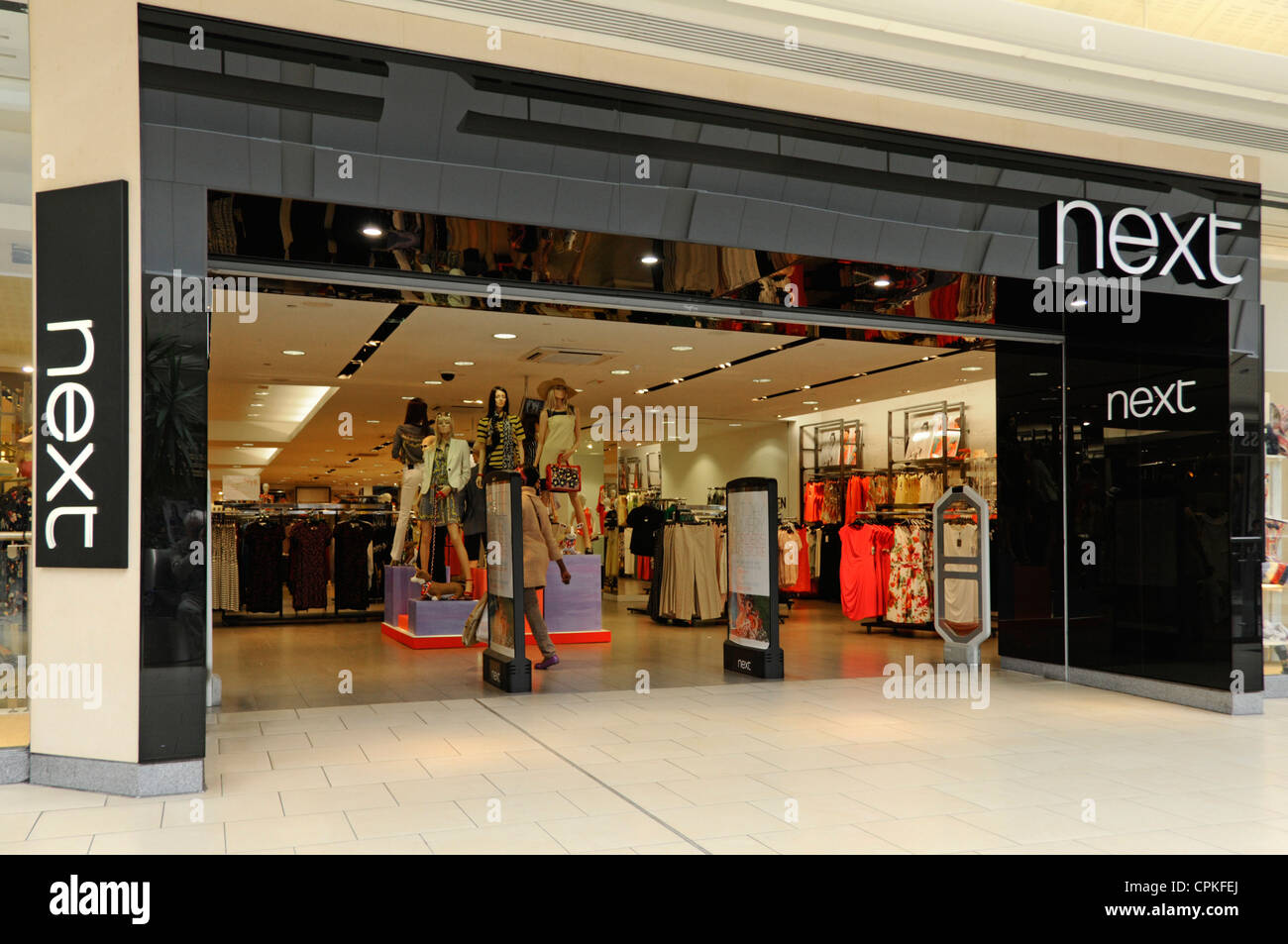 Next clothing store in the Lakeside shopping Mall (weekday early morning) Stock Photo