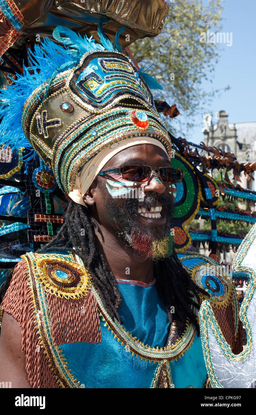 People, equipment and contestants at the Preston Carnival Weekend Stock