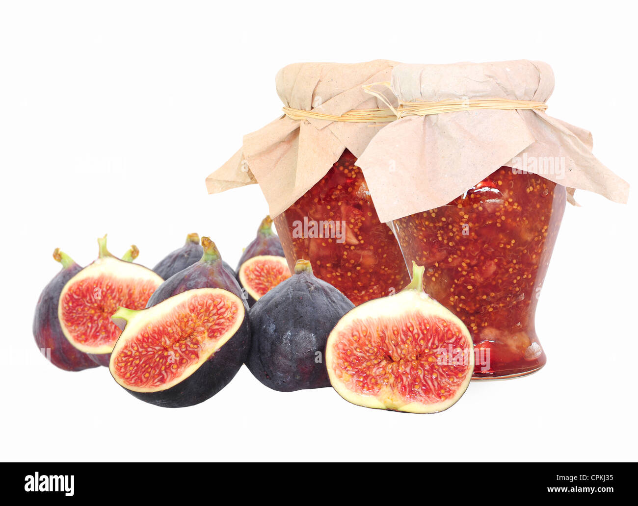 Jars of jam Cut Out Stock Images & Pictures Alamy