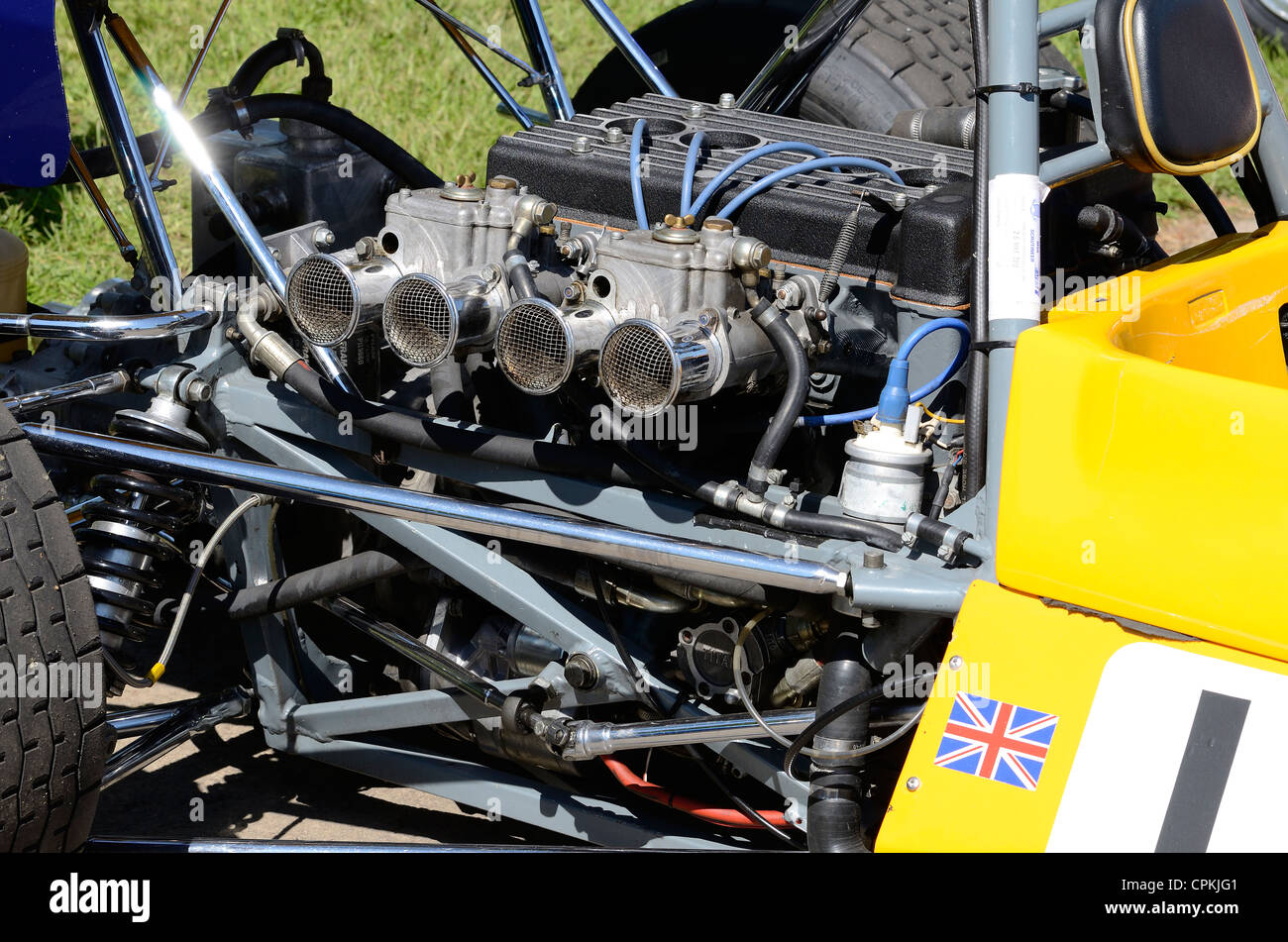 RACING CAR ENGINE Stock Photo Alamy