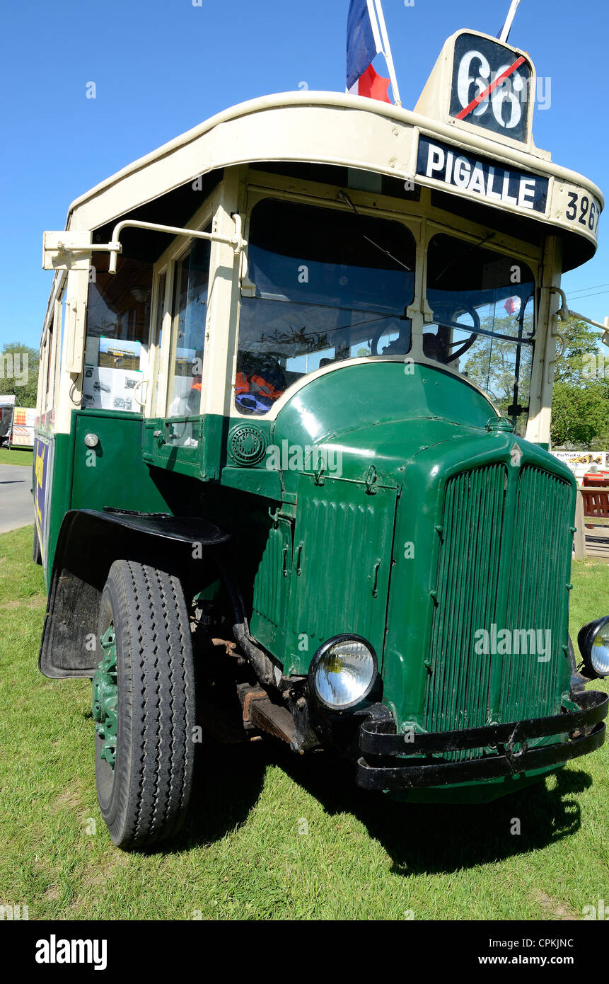 VINTAGE FRENCH RENAULT BUS Stock Photo Alamy