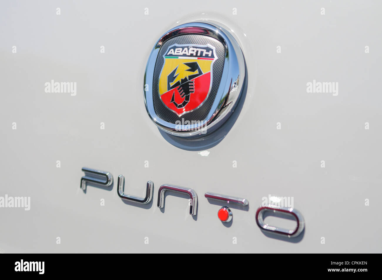 Fiat Punto Abarth Stock Photo