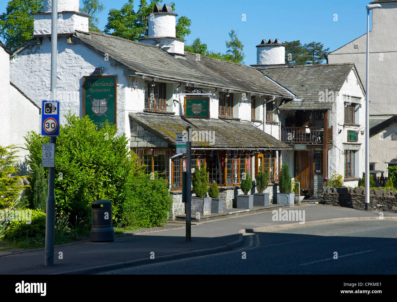 Sutherlands Restaurant, Bowness, Lake District National Park, Cumbria