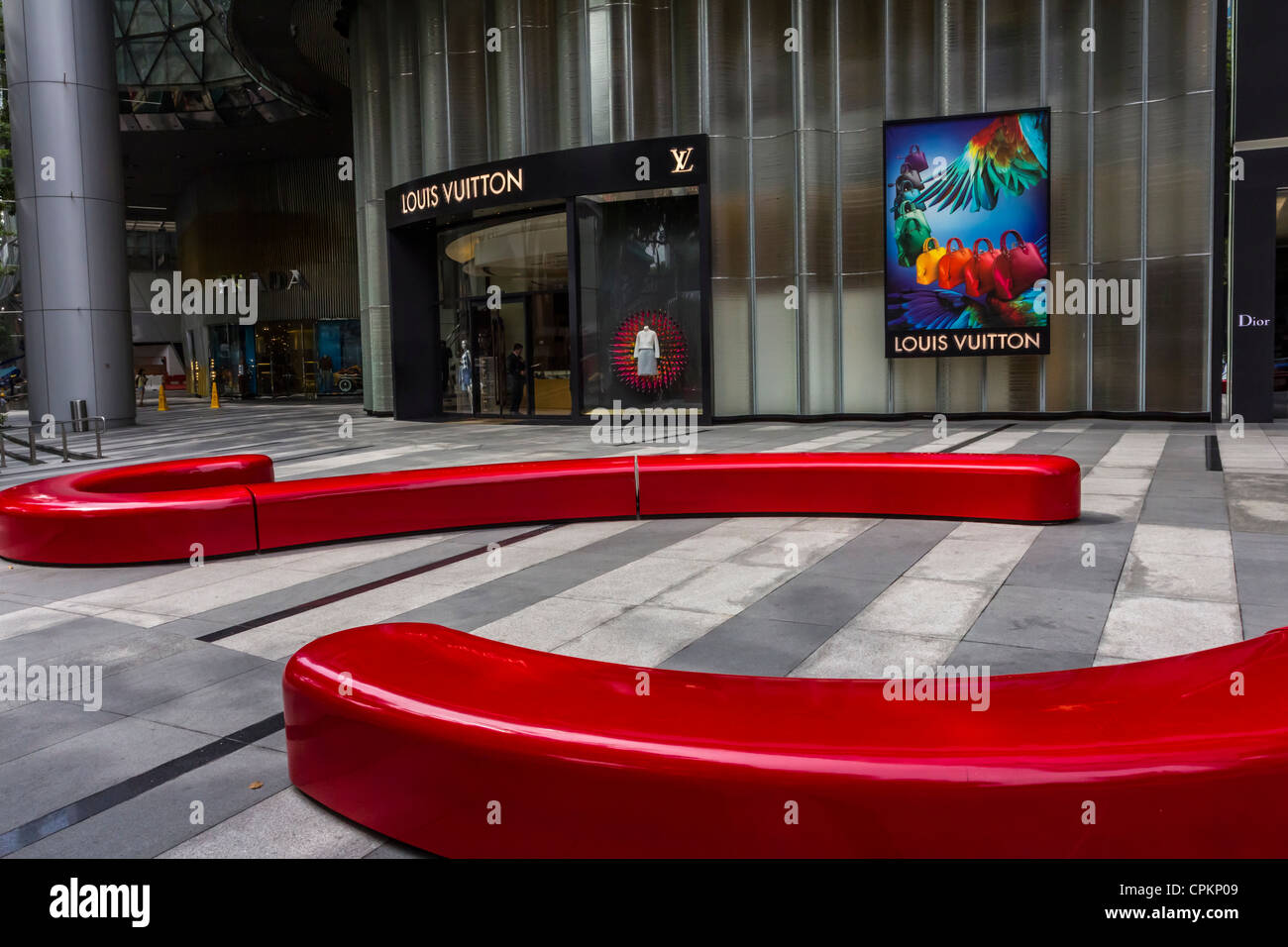 Luxury shopping Orchard Road Singapore Stock Photo Alamy