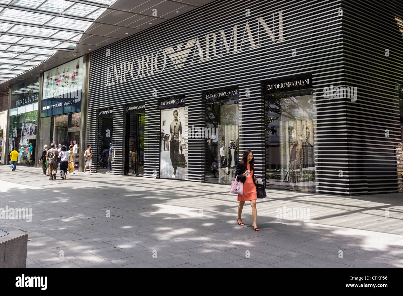 Emporio armani shop store hi res stock photography and images