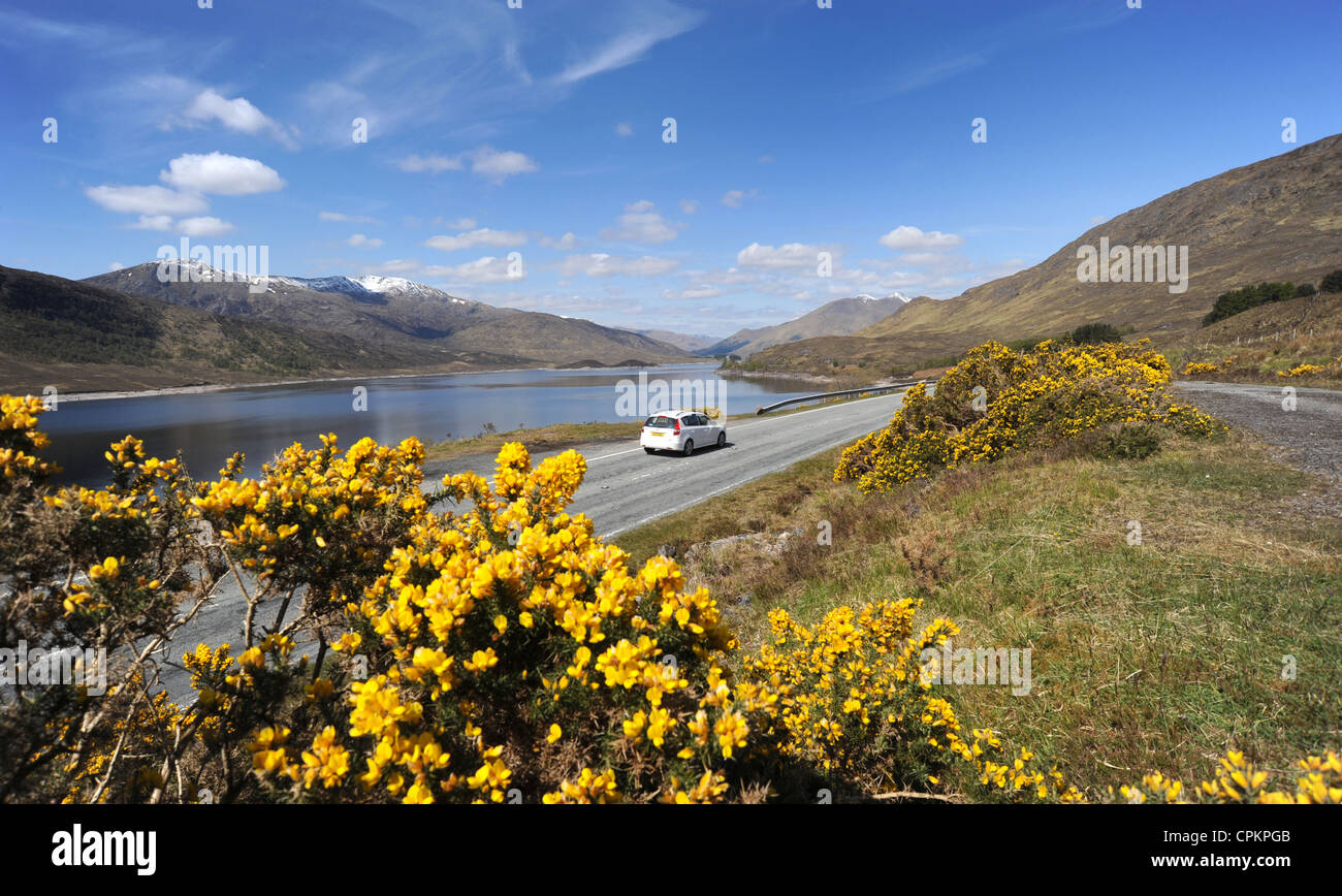 Scottish highlands car hires stock photography and images Alamy