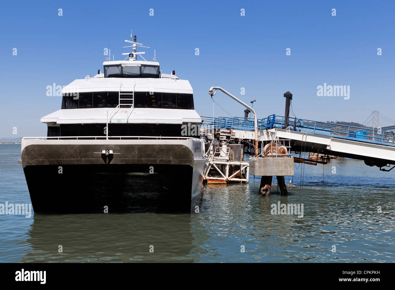 San Francisco Bay Ferry boats Stock Photo Alamy
