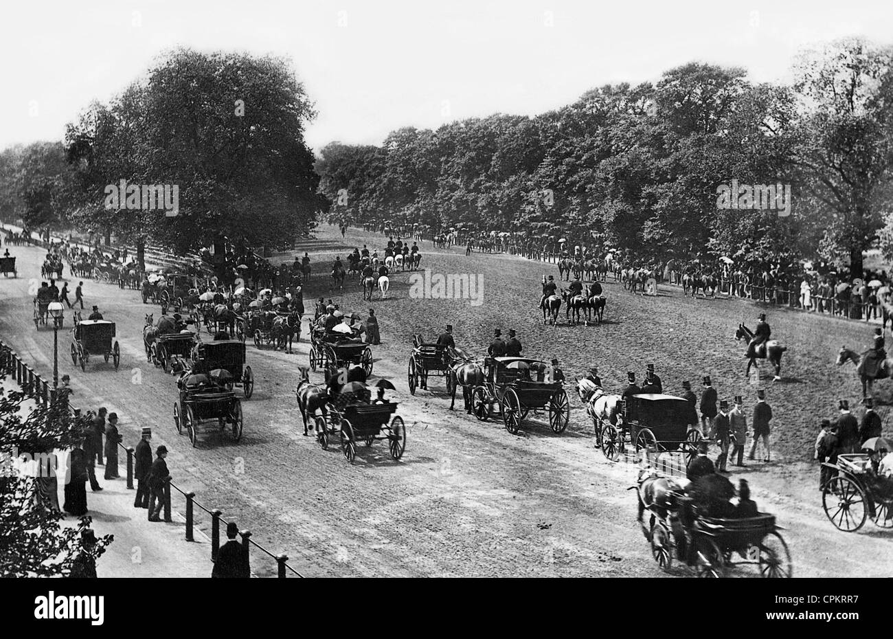 Hyde Park, 1903 Stock Photo Alamy