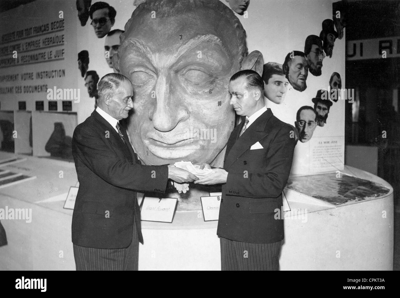 Exhibit 'The Jew and France', 1941 Stock Photo