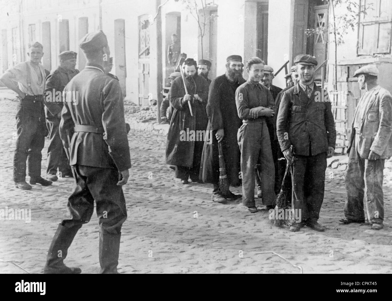 Polish Jews Doing Forced Labour At Fordon Near Bydgosz (Bromberg ...