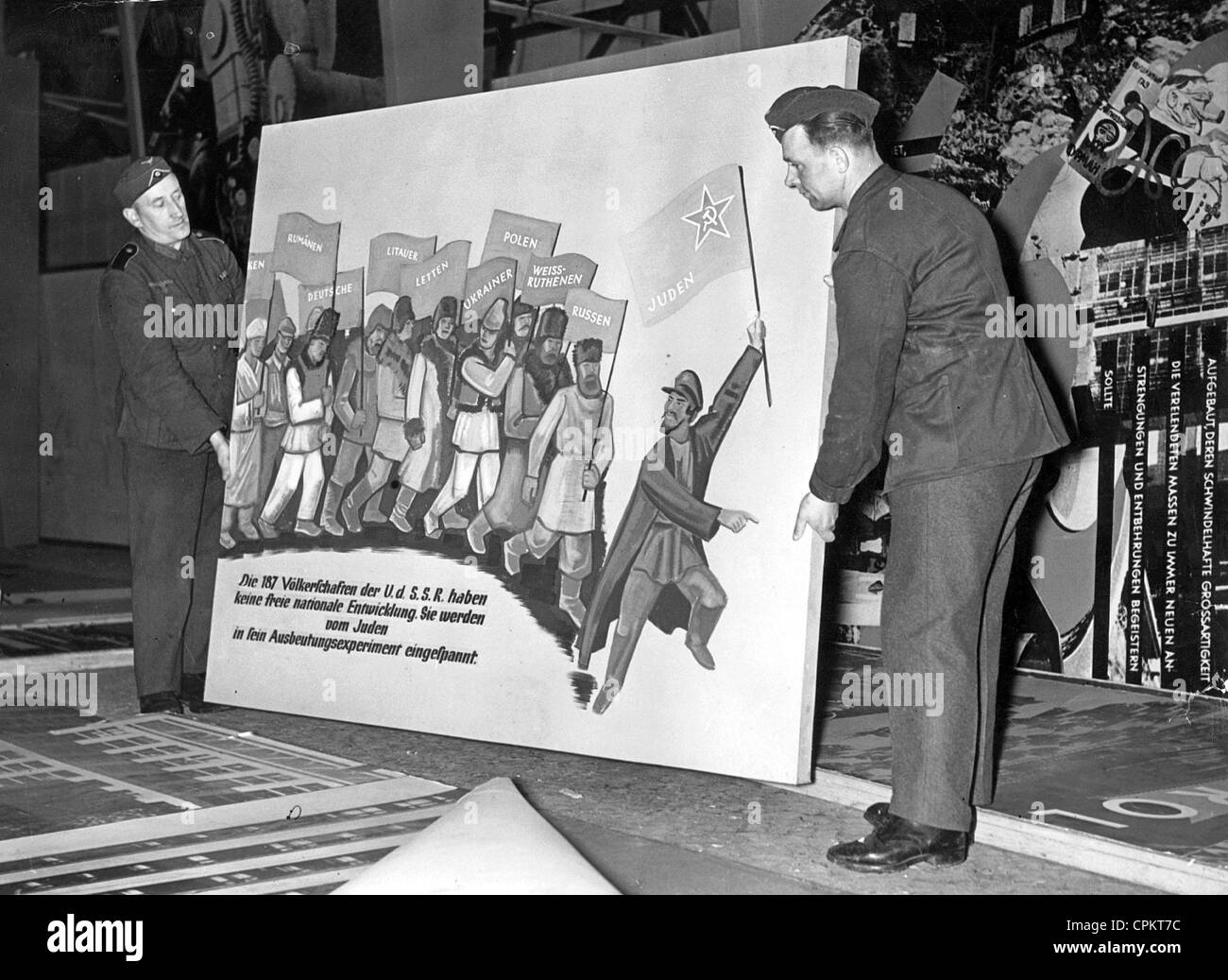 Exhibition 'The Soviet Paradise' in Berlin, 1942 Stock Photo