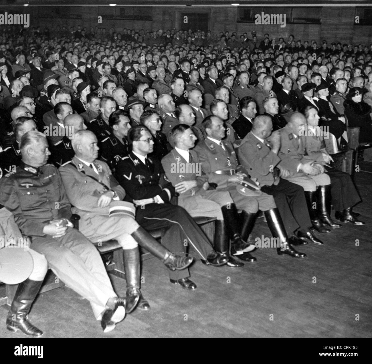 Opening of the exhibition 'The Eternal Jew' in Munich, November 1937 Stock Photo