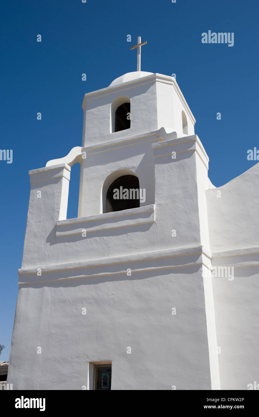 The Old Adobe Mission in downtown Scottsdale, Arizona, USA a restored