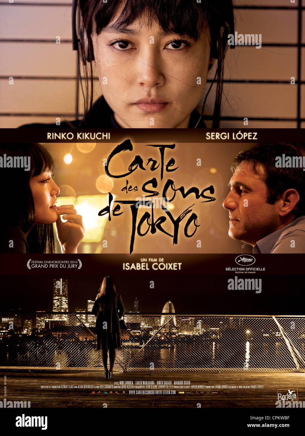 Map Of The Sounds Of Tokyo Map Of The Sounds Of Tokyo Year : 2009 Spain Director : Isabel Coixet Sergi  López, Rinko Kikuchi French Poster Stock Photo - Alamy