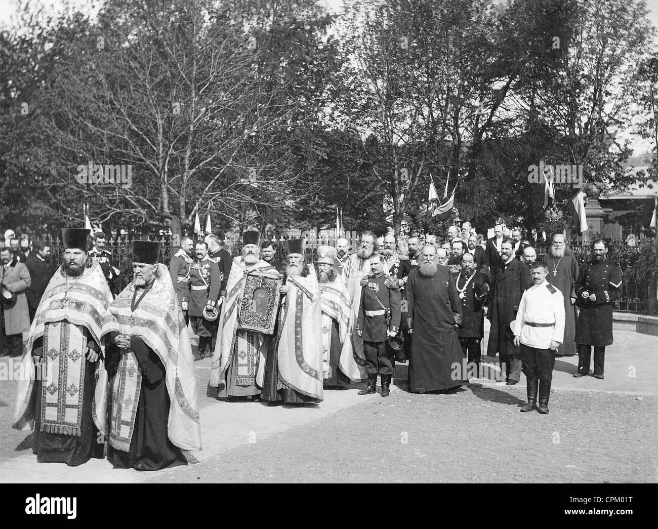 Russian Easter Procession, 1903 Stock Photo