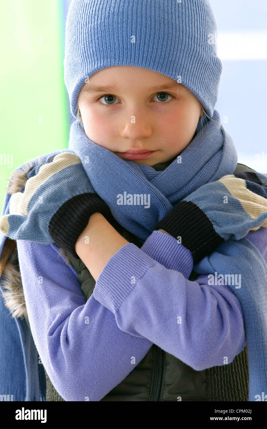 COLD, CHILD Stock Photo Alamy