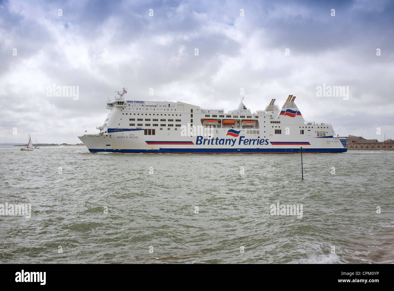 The Mont St Michel Brittany Ferry Stock Photo