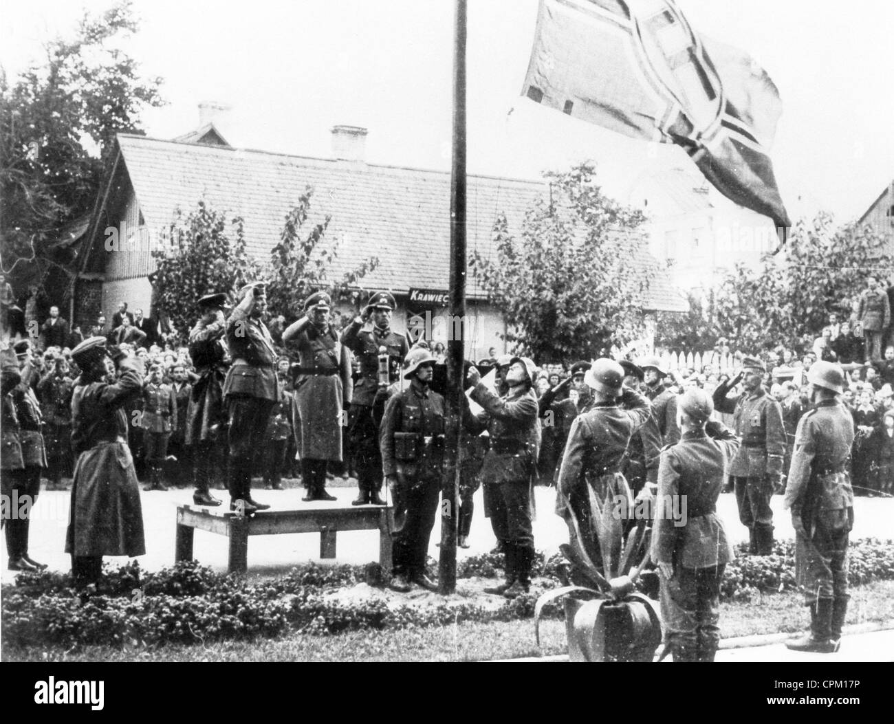 The evacuation of Brest-Litovsk, 1939 Stock Photo