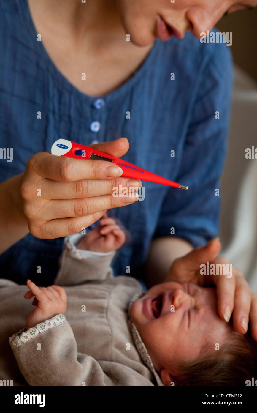 TEMPERATURE, NEWBORN BABY Stock Photo Alamy