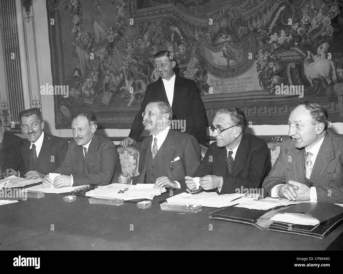The Popular Front cabinet under Loen Blum in France, 1936 Stock Photo