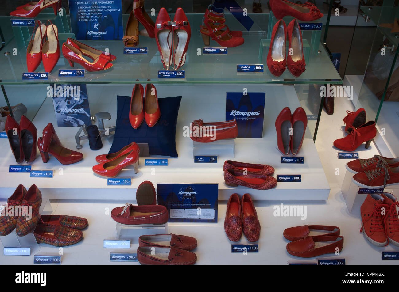 Kampgen shoe shop Germany Stock Photo - Alamy
