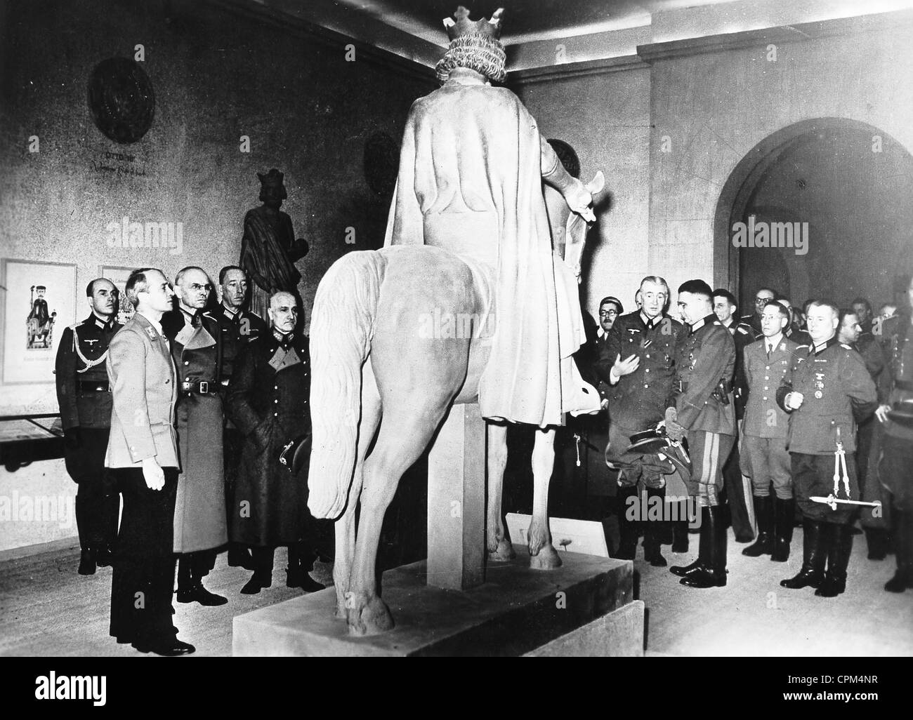 Opening of the exhibition 'Deutsche Groesse' in Brussel, 1942 Stock Photo