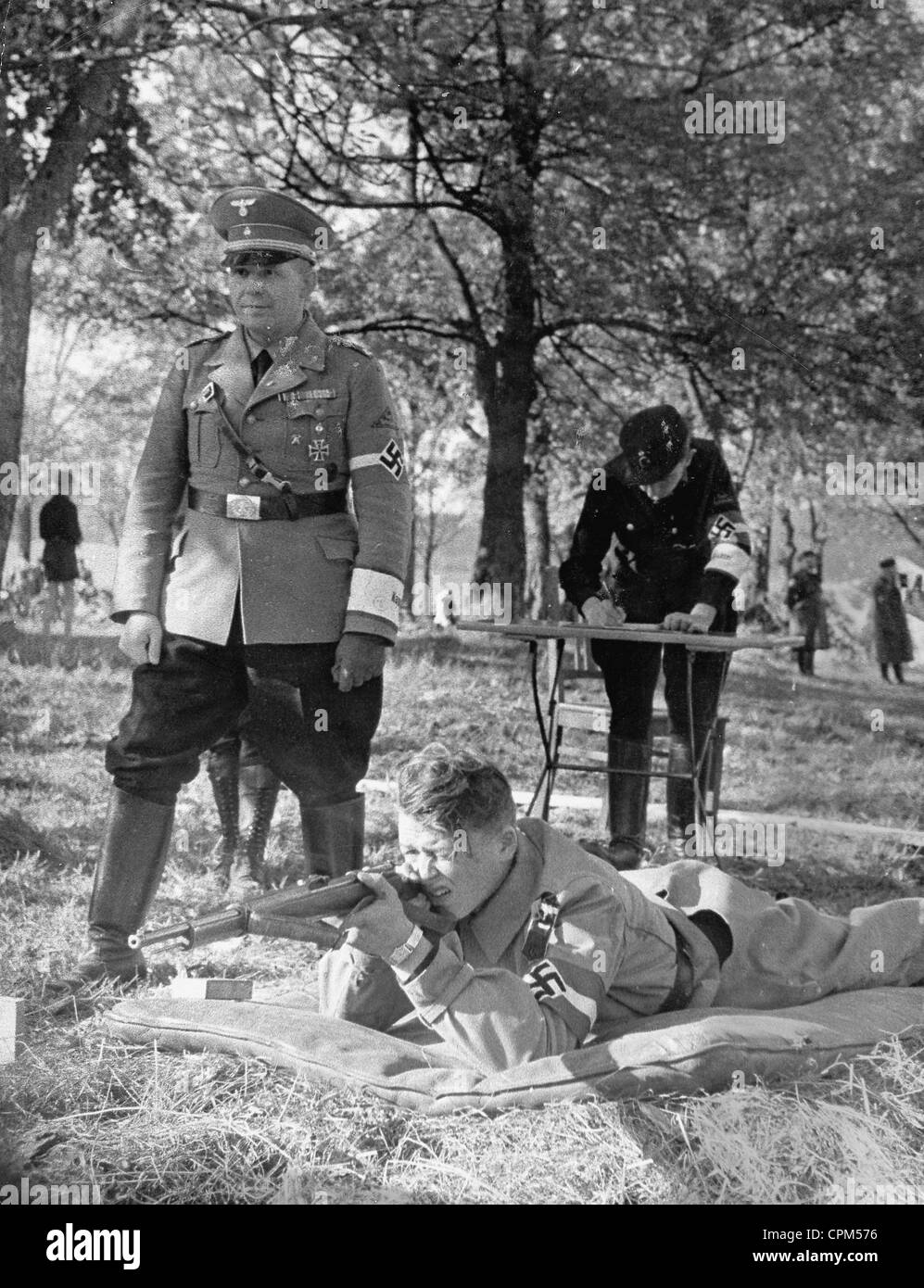 Training of Hitler Youth members during the Second World War, 1940 Stock Photo