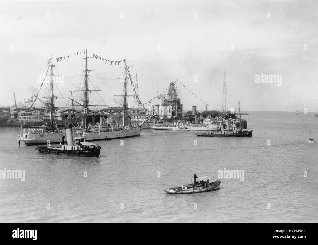 Harbor of Buenos Aires, approx. 1910 Stock Photo - Alamy