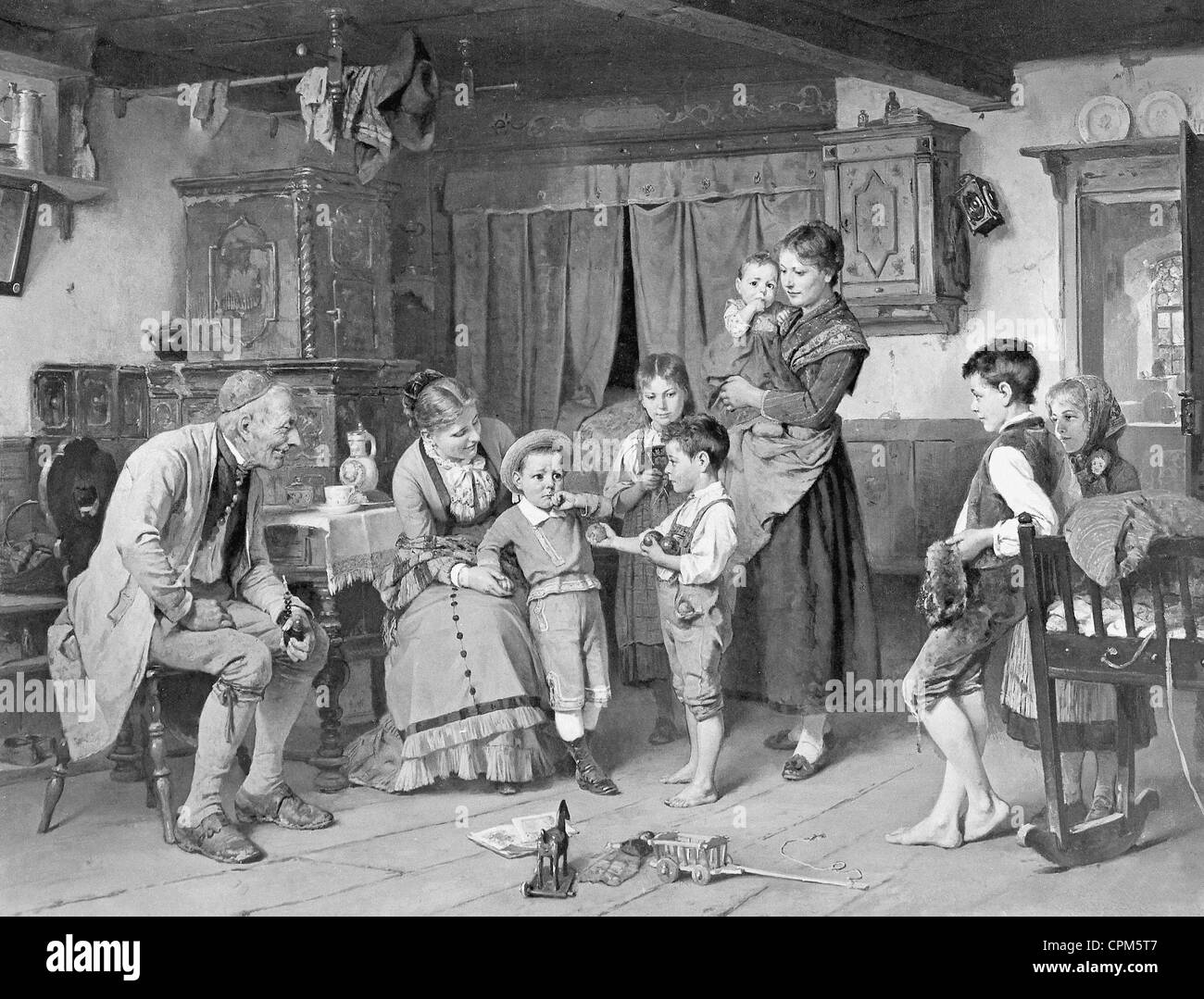Family, around 1880 Stock Photo - Alamy
