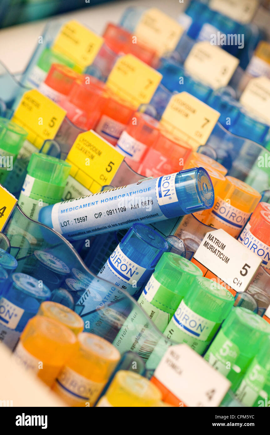 HOMEOPATHY Stock Photo