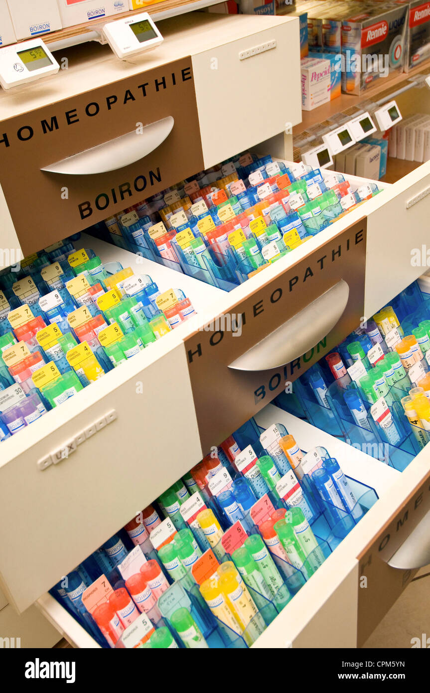 HOMEOPATHY Stock Photo