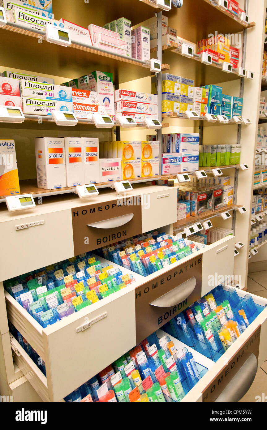 HOMEOPATHY Stock Photo