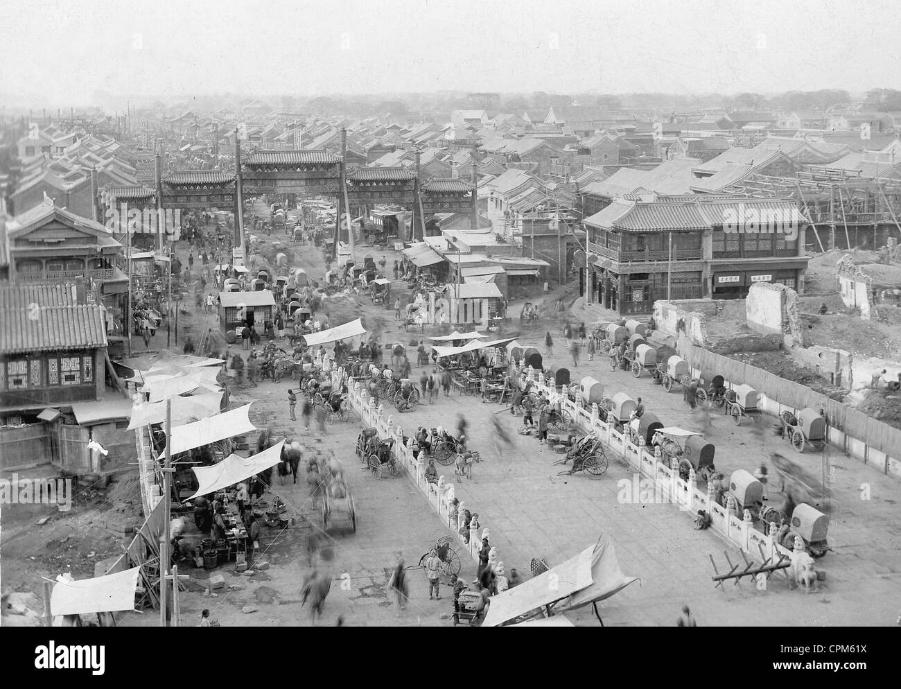 Beijing, 1909 Stock Photo