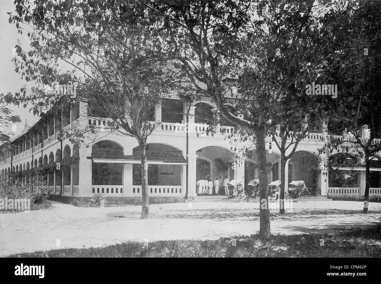 Hotel Kaiserhof in Dar es Salaam, German East-Africa, 1903 Stock Photo