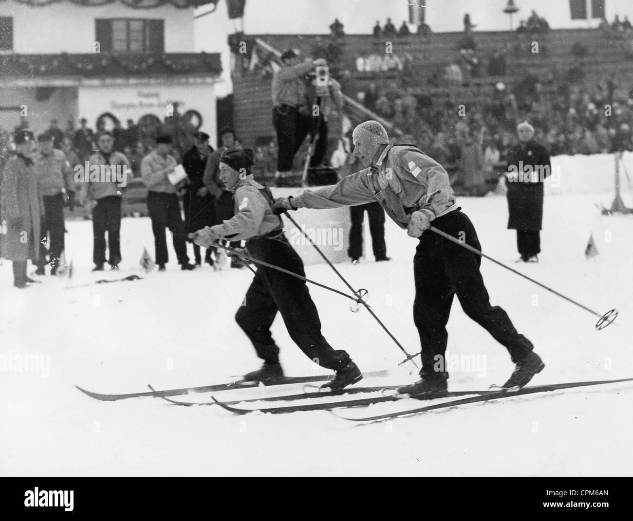 Olympic winter games in Garmisch-Partenkirchen, 1936 Stock Photo