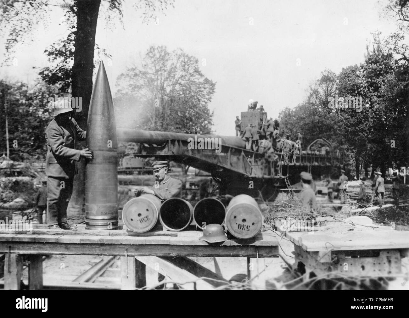 This is original ammunition railway wagons for Schwerer Gustav, displayed  in czech republic : r/ww2