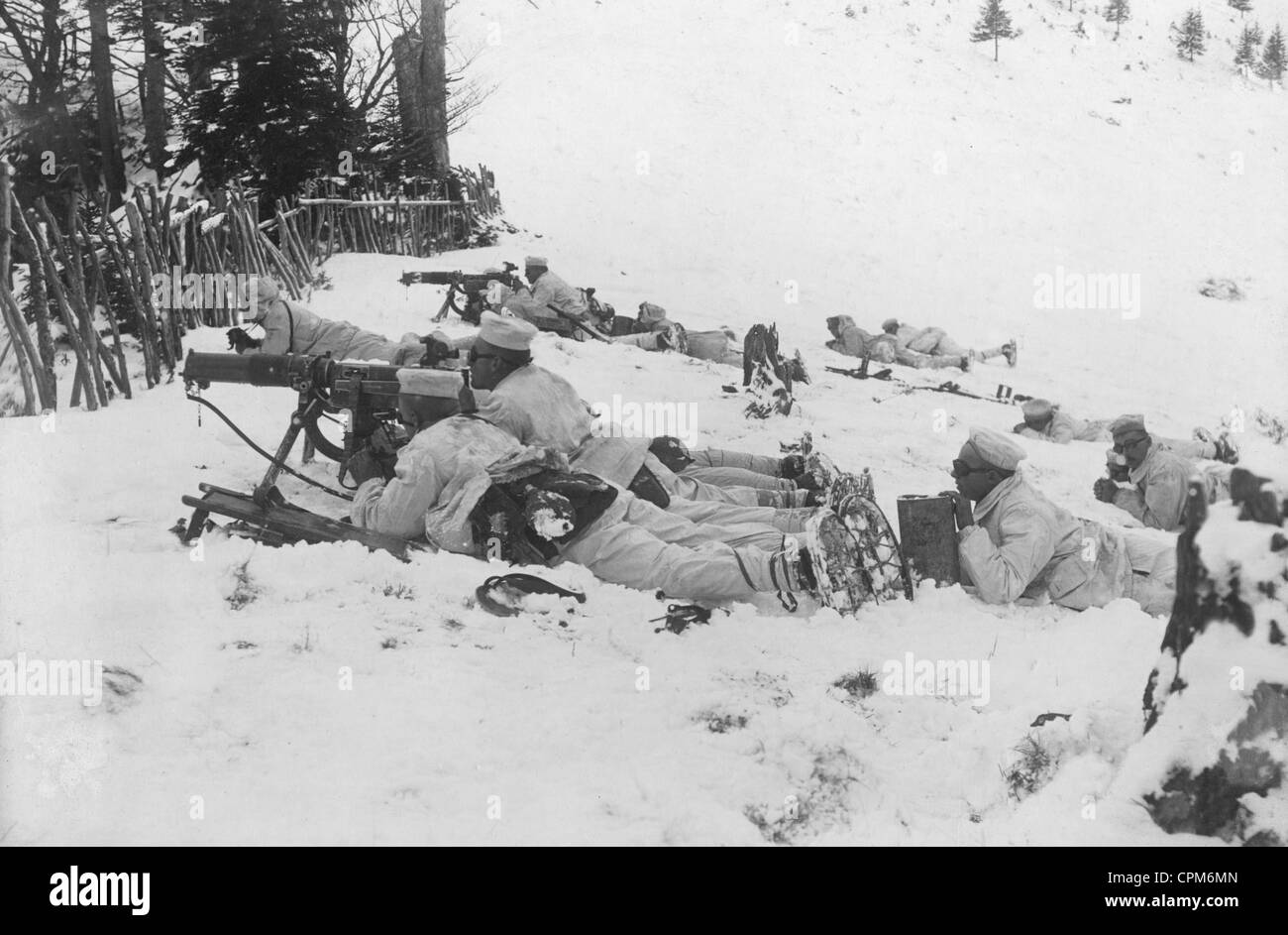 Austrian soldiers on the Italian front, 1917 Stock Photo - Alamy