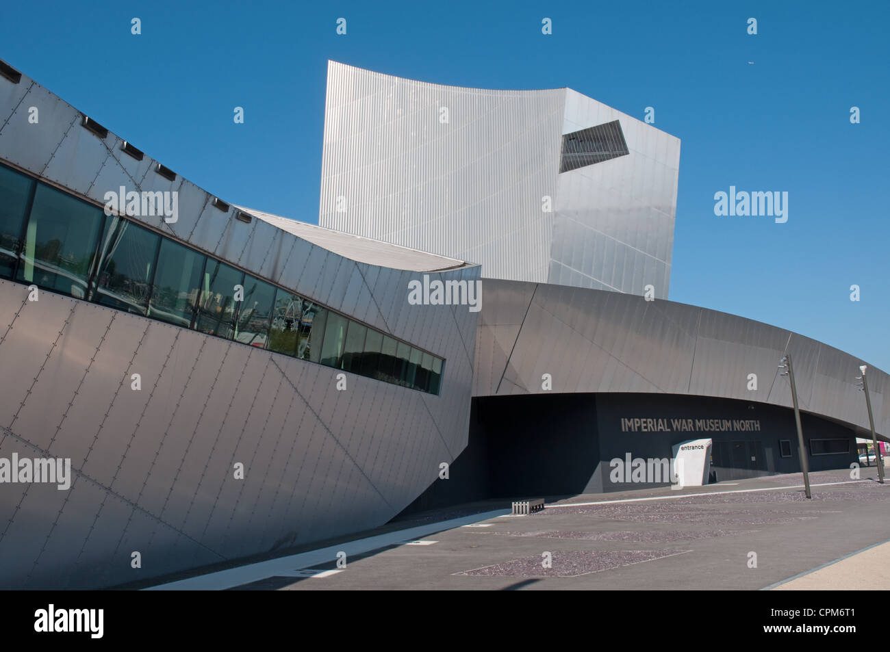Imperial War Museum North, IWMN, Salford Quays. Stock Photo